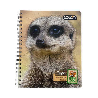 Cuaderno Universitario Variedades Animales 100 Hojas Buinzoo