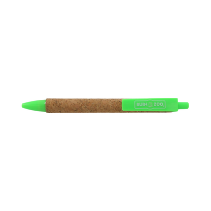 Lapiz de Corcho Clip Verde Buinzoo