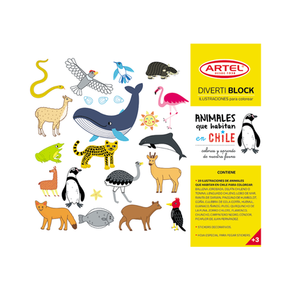 Divertiblock Animales Chilenos Artel Buinzoo