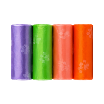 Pack 4 Rollos de Bolsas para Excremento