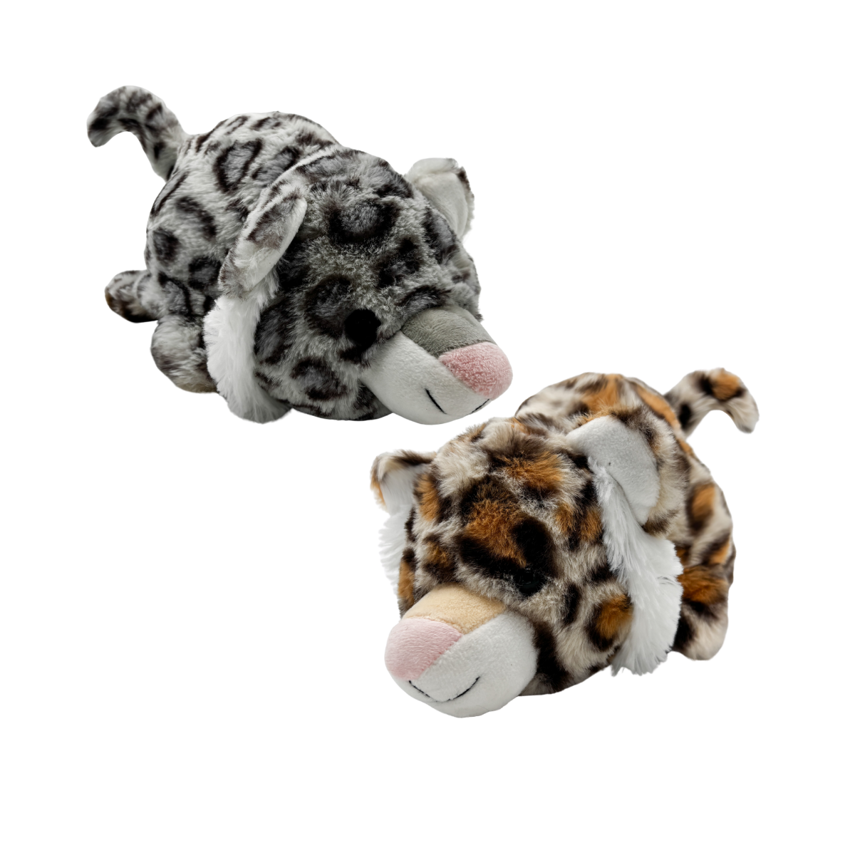Peluche Reversible Leopardo y Leopardo de las Nieves Buinzoo