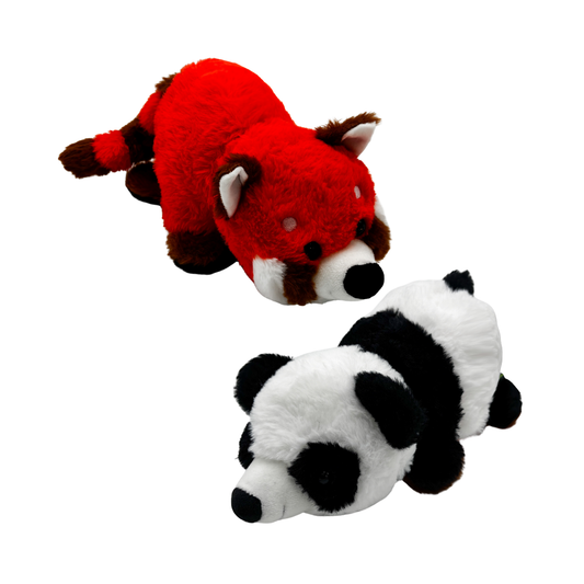 Peluche Reversible Panda - Panda Rojo Buinzoo
