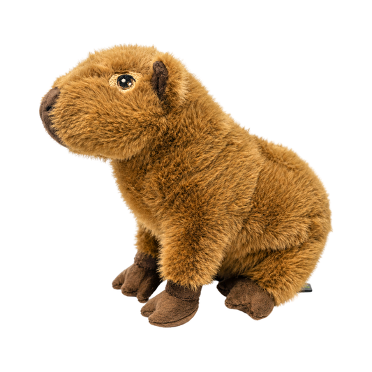 Peluche Capibara Sentado con Peso 30 cm Buinzoo