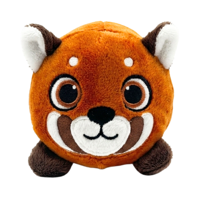 Peluche Redondo Panda Rojo Ball 9cm Buinzoo