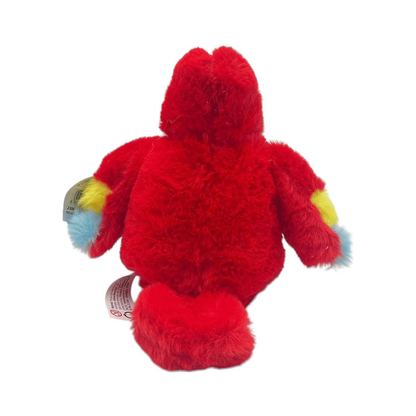 Peluche Guacamayo Rojo 18 cm Buinzoo