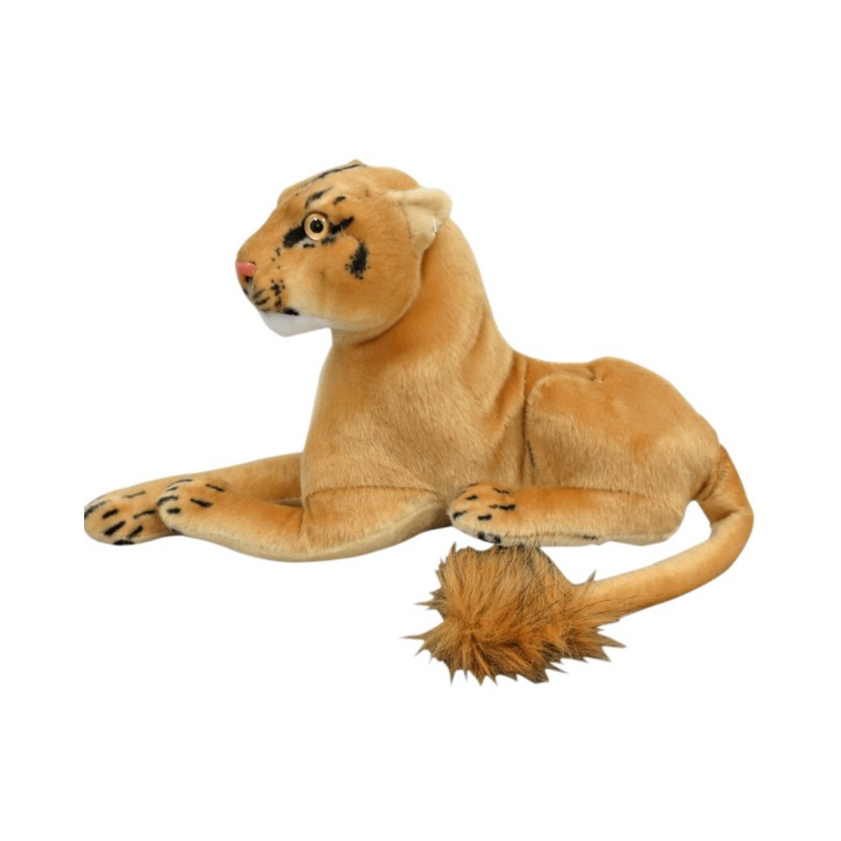 Peluche Leona Acostado 40 cm Buinzoo