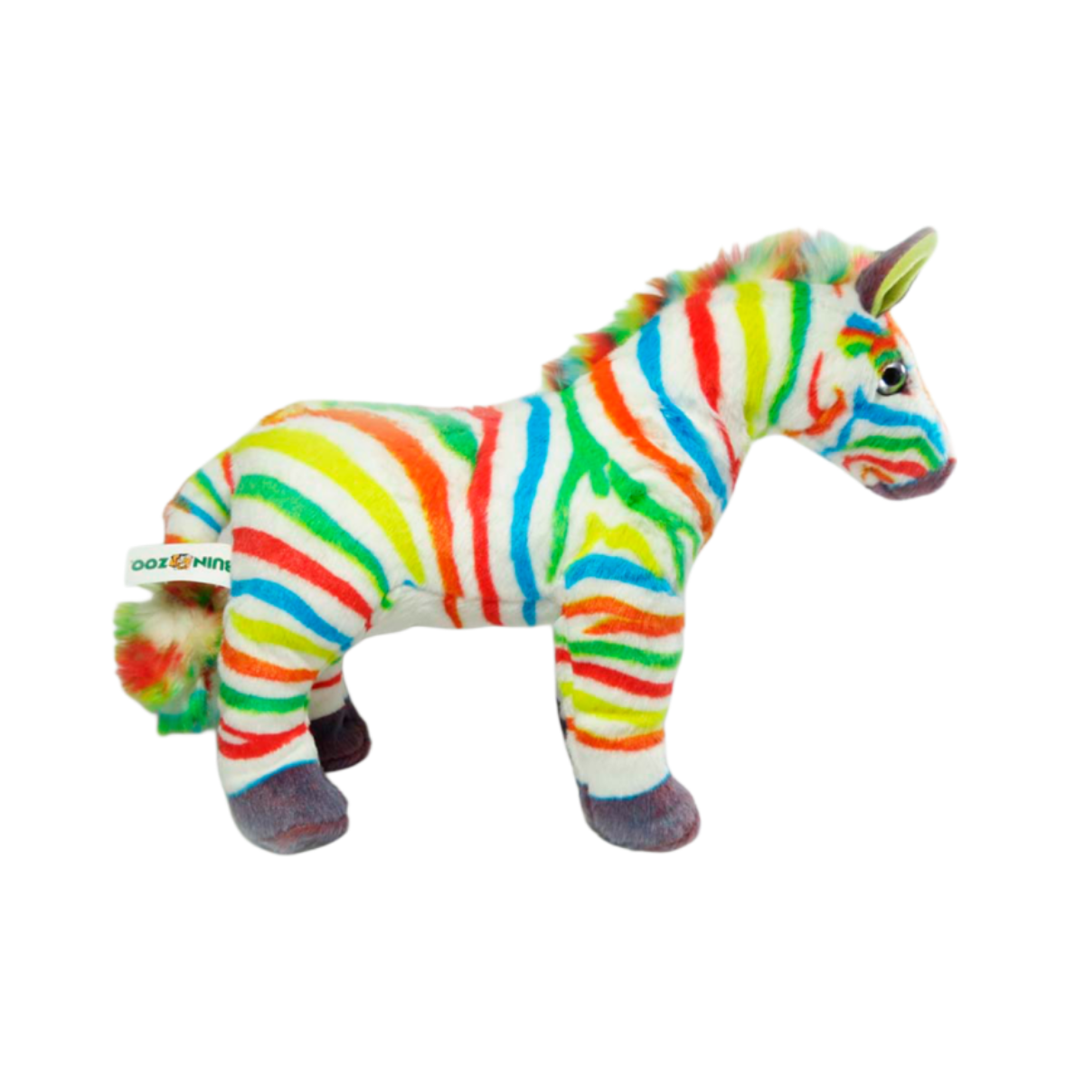 Peluche Cebra Arcoiris 27 cm Buinzoo