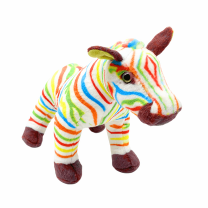 Peluche Cebra Arcoiris 27 cm Buinzoo