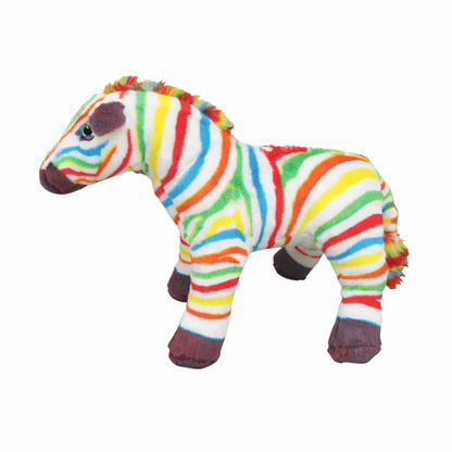 Peluche Cebra Arcoiris 27 cm Buinzoo