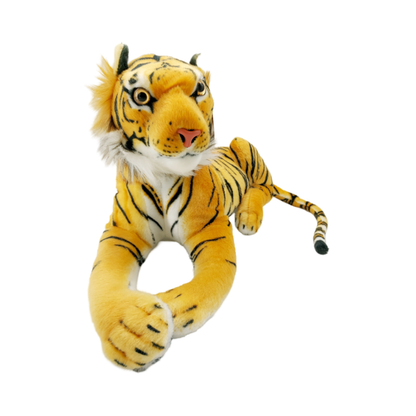 Peluche Tigre Naranjo Grande Acostado  Buinzoo