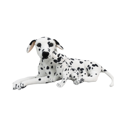 Peluche Perro Dalmata con Cachorro 50 cm Buinzoo