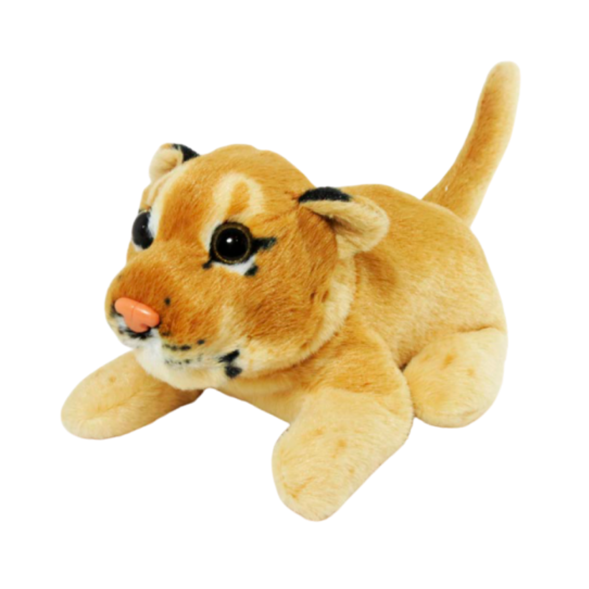Peluche Leona Acostada Bebe 18 cm Buinzoo