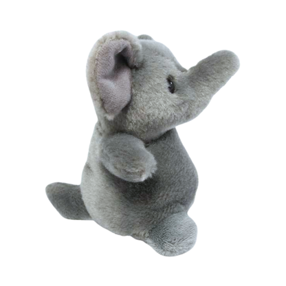 Peluche Titere para dedo Elefante 12cm Buinzoo