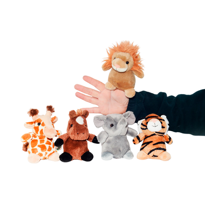 Peluche Titere para dedo Tigre 12 cm Buinzoo