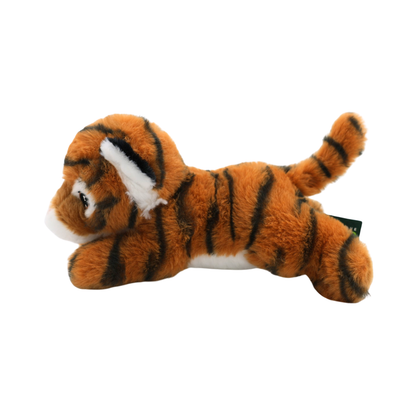 Peluche Tigre acostado 20 cm Buinzoo