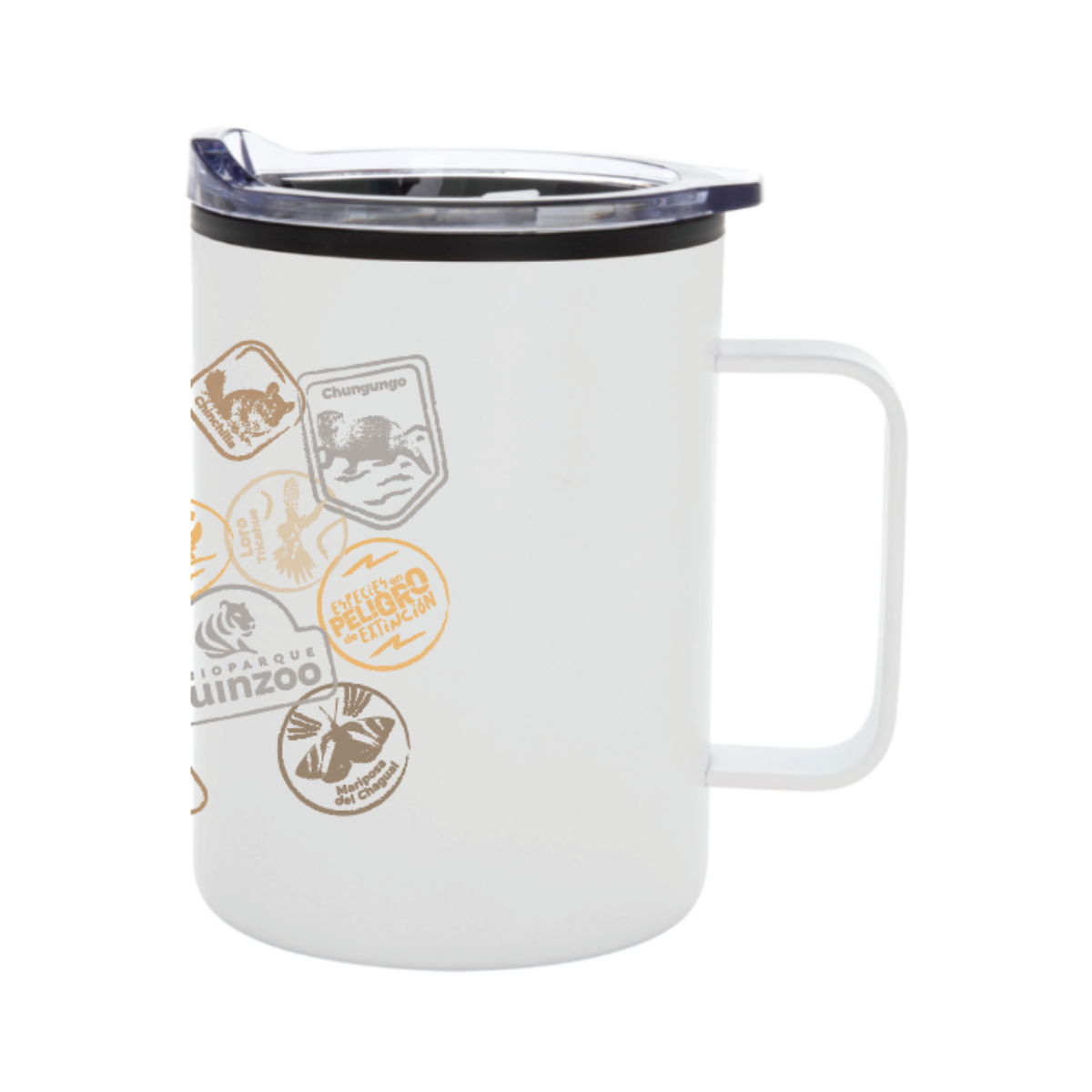 Vaso Térmico 450ml Mug Estampillas Especies En Peligro Buinzoo