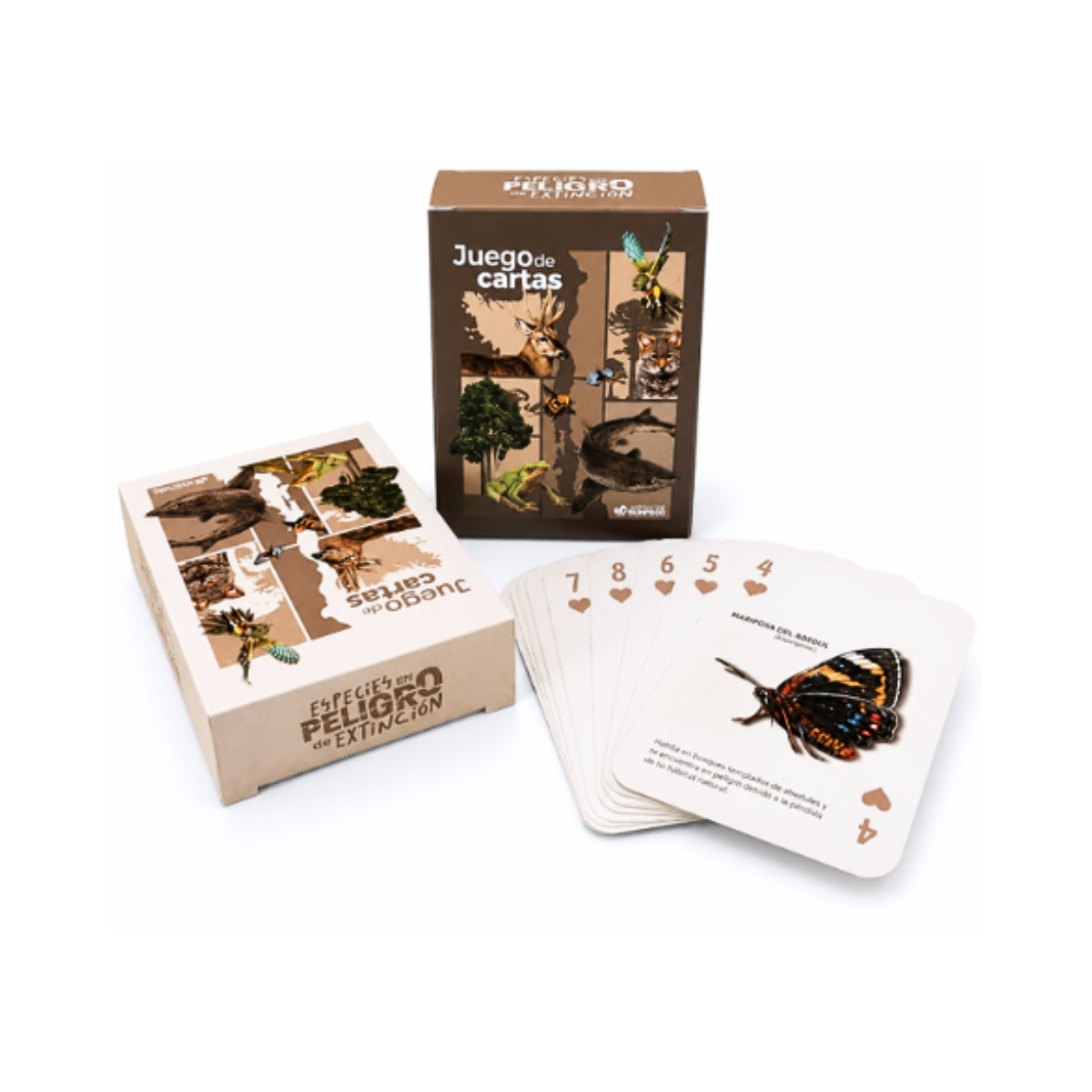 Juego De Cartas Naipes Poker Especies En Peligro Buinzoo