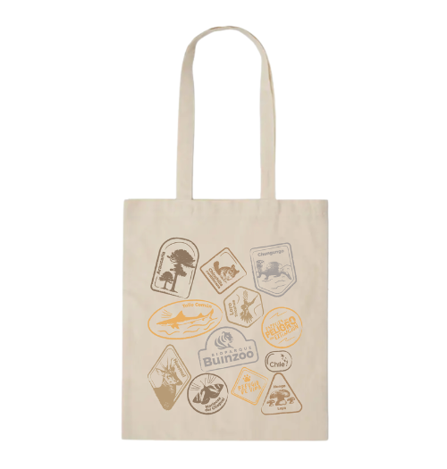 Bolsa Estampilla 40X4cm Especies en Peligro Buinzoo