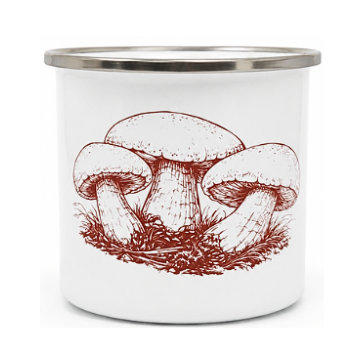 Taza Enlozada Hongo Loyo 350ml Especies En Peligro Buinzoo