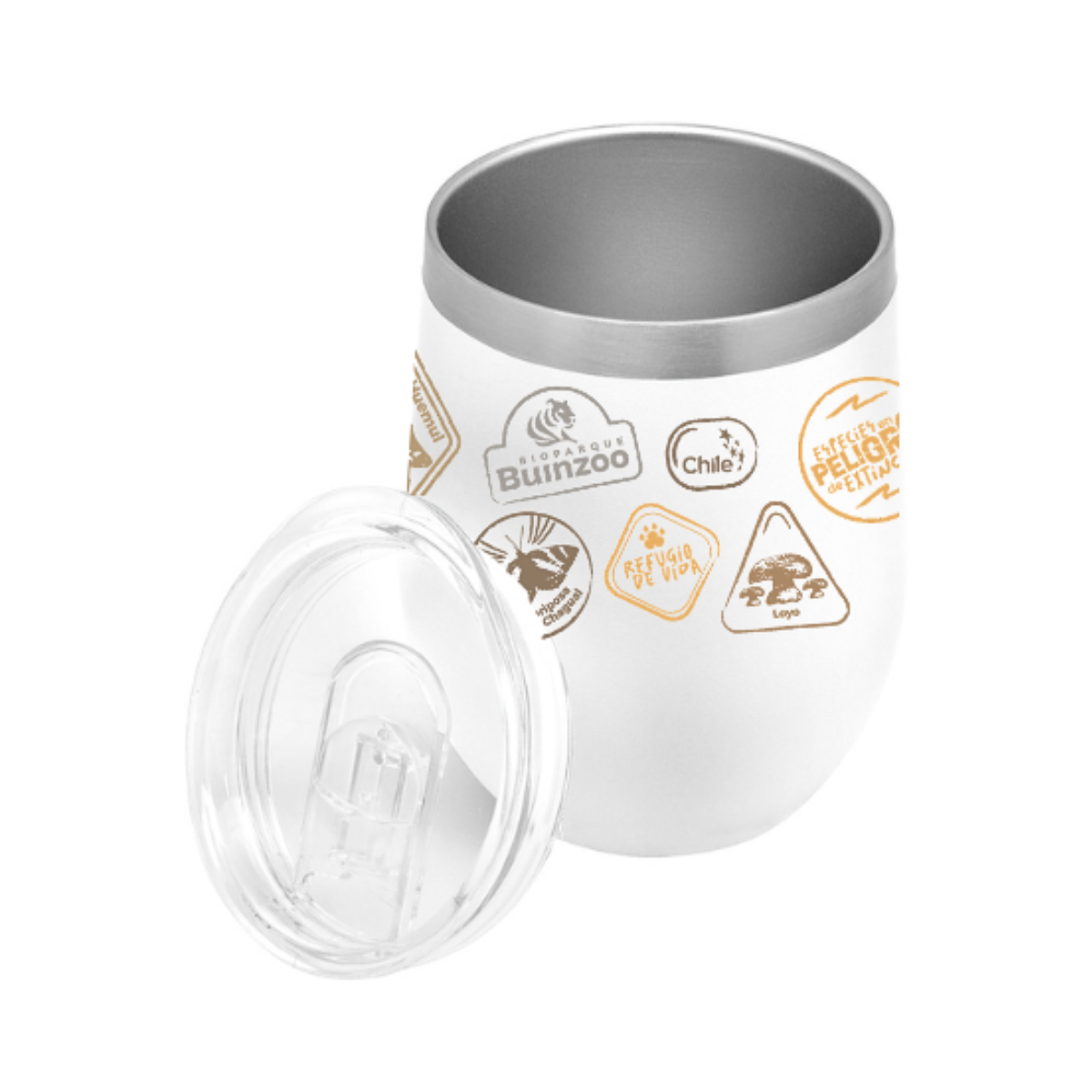 Vaso Mug 550ml Estampillas Especies En Peligro Buinzoo