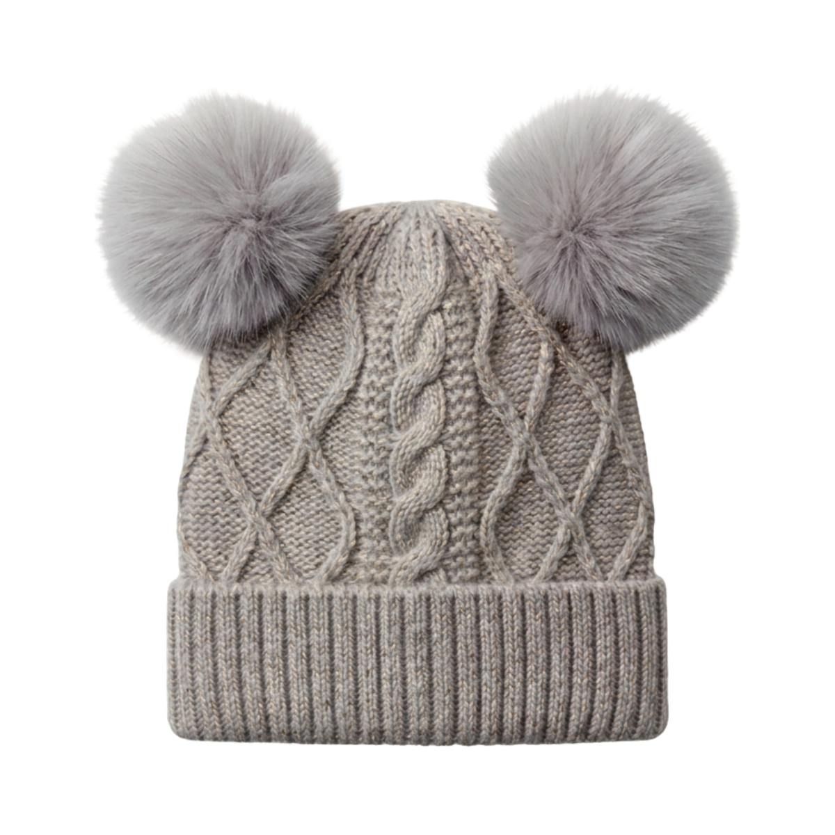 Gorro Chic Chiporro Doble Pompón Infantil Buinzoo