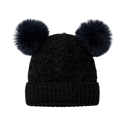 Gorro Chic Chiporro Doble Pompón Infantil Buinzoo