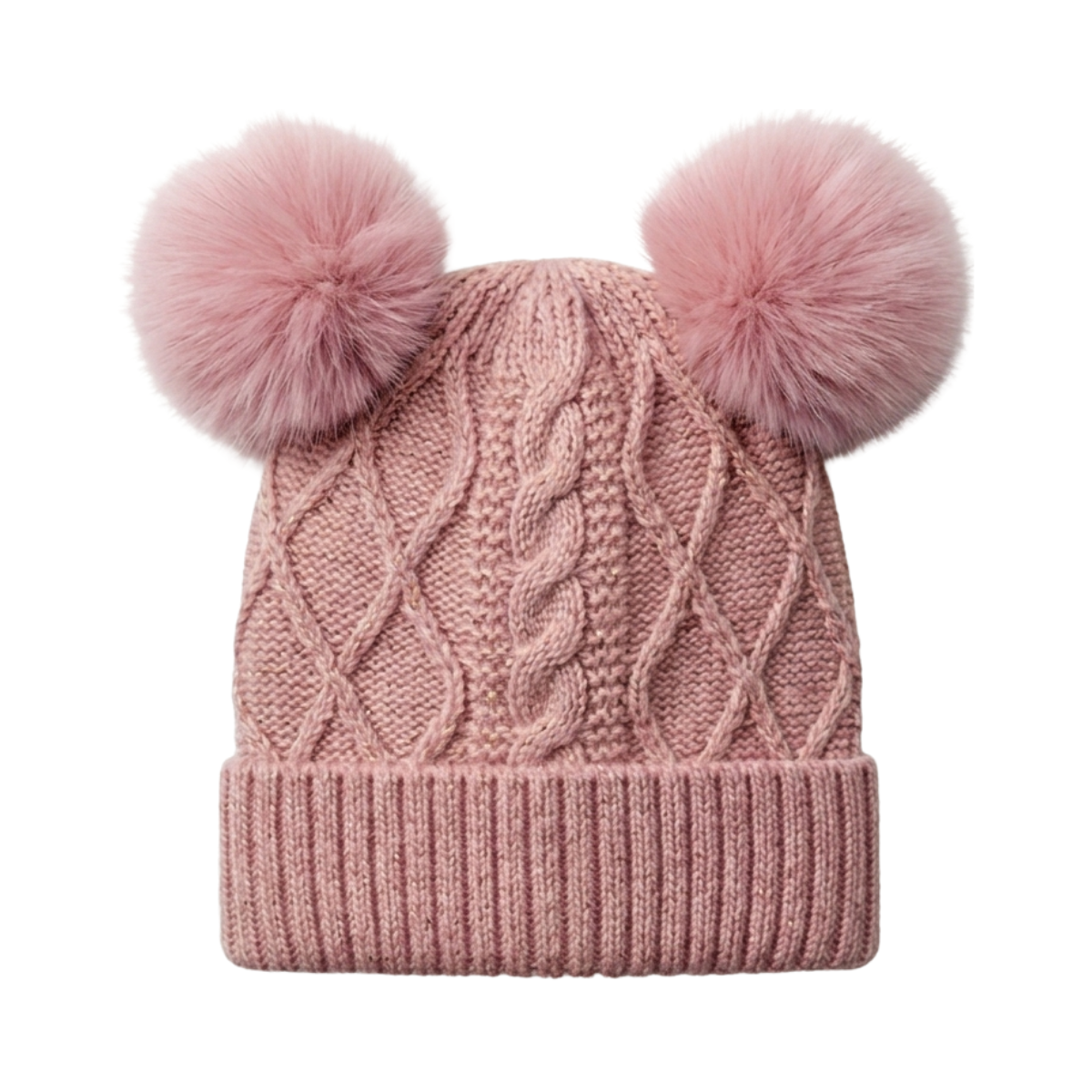 Gorro Chic Chiporro Doble Pompón Infantil Buinzoo